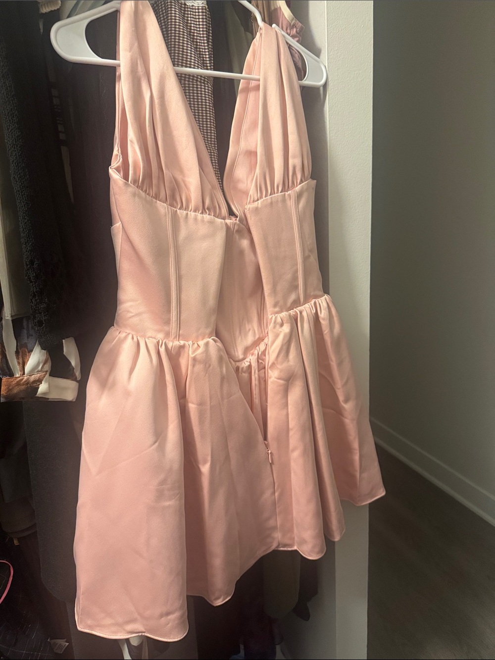 House of cb emmeliette dress pink size S - Picture 4 of 5